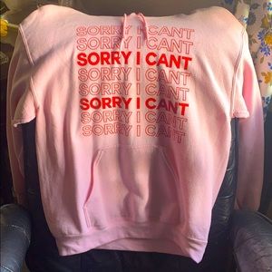 Pink Graphic Hoodie